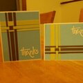 thank you card - woven paper